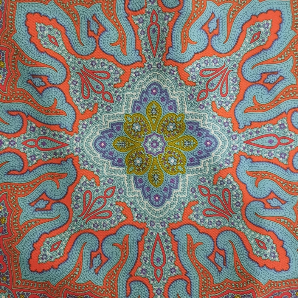 Trina Turk Geometric Kaleidoscope Halter Dress. - Picture 8 of 10